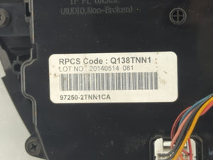 2014-2015 Kia Optima Climate Control Module Temperature AC/Heater Replacement P/N:Q138TNN1 97250-2TNN1CA Fits 2014 2015 OEM Used Auto Parts