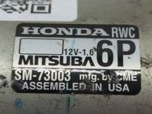 2010-2012 Acura Rdx Car Starter Motor Solenoid OEM P/N:SM-73003 Fits 2010 2011 2012 OEM Used Auto Parts