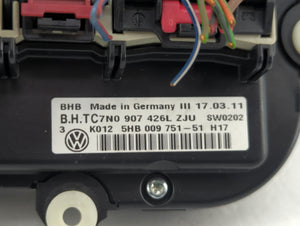 2011-2012 Volkswagen Cc Climate Control Module Temperature AC/Heater Replacement P/N:5HB 009 751 Fits 2011 2012 2013 2014 OEM Used Auto Parts