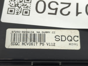 2017-2019 Kia Soul Climate Control Module Temperature AC/Heater Replacement P/N:97250-B2GQ1CA Fits 2017 2018 2019 OEM Used Auto Parts