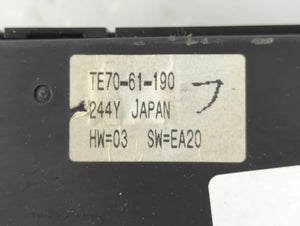 2010-2015 Mazda Cx-9 Climate Control Module Temperature AC/Heater Replacement P/N:TE70-61-190 Fits 2010 2011 2012 2013 2014 2015 OEM Used Auto Parts