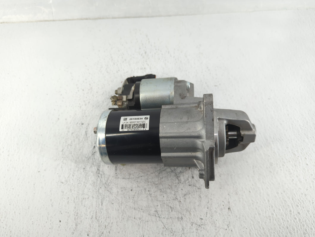 2013-2021 Chevrolet Trax Car Starter Motor Solenoid OEM P/N:M000T39173ZC 25194634 Fits OEM Used Auto Parts