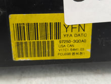 2011-2013 Hyundai Sonata Climate Control Module Temperature AC/Heater Replacement P/N:97250-3QDA0 Fits 2011 2012 2013 OEM Used Auto Parts