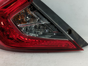 2016-2021 Honda Civic Tail Light Assembly Passenger Right OEM P/N:UP16KYTBAAA0 Fits Fits 2016 2017 2018 2019 2020 2021 OEM Used Auto Parts