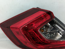 2016-2021 Honda Civic Tail Light Assembly Passenger Right OEM P/N:UP16KYTBAAA0 Fits Fits 2016 2017 2018 2019 2020 2021 OEM Used Auto Parts