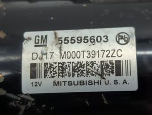 2011-2016 Chevrolet Cruze Car Starter Motor Solenoid OEM P/N:M000T39172ZC 55595603 Fits OEM Used Auto Parts