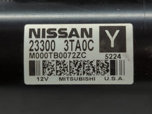 2013-2018 Nissan Altima Car Starter Motor Solenoid OEM P/N:23300 3TA0C Fits 2013 2014 2015 2016 2017 2018 OEM Used Auto Parts