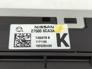 2019-2022 Nissan Altima Climate Control Module Temperature AC/Heater Replacement P/N:27500 6CA3A Fits 2019 2020 2021 2022 OEM Used Auto Parts