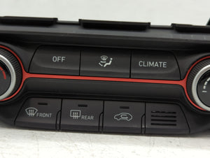 2019-2020 Hyundai Veloster Ac Heater Rear Climate Control Temperature Oem