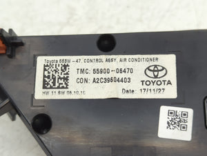 2018-2022 Toyota Camry Climate Control Module Temperature AC/Heater Replacement P/N:55900-06470 Fits 2018 2019 2020 2021 2022 OEM Used Auto Parts