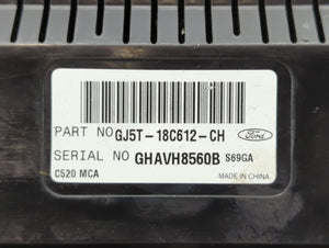 2018-2019 Ford Escape Climate Control Module Temperature AC/Heater Replacement P/N:GJ5T-18C612-CH Fits 2018 2019 OEM Used Auto Parts