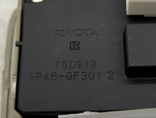 2011-2014 Toyota Sienna Climate Control Module Temperature AC/Heater Replacement P/N:PA6-GF30 Fits 2011 2012 2013 2014 OEM Used Auto Parts