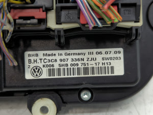 2009-2010 Volkswagen Cc Climate Control Module Temperature AC/Heater Replacement P/N:K006 5HB 009 751-17 Fits 2009 2010 OEM Used Auto Parts