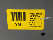 2011-2013 Hyundai Sonata Climate Control Module Temperature AC/Heater Replacement P/N:97250-3Q001 Fits 2011 2012 2013 OEM Used Auto Parts