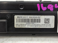 2014-2015 Bmw 320i Climate Control Module Temperature AC/Heater Replacement P/N:6411 9363546-02 Fits 2014 2015 OEM Used Auto Parts