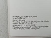 2016 Bmw X3 Owners Manual Book Guide OEM Used Auto Parts - Oemusedautoparts1.com