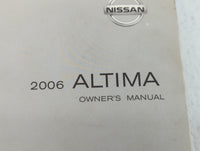 2006 Nissan Altima Owners Manual Book Guide P/N:OM6E-0L31U0 OEM Used Auto Parts - Oemusedautoparts1.com
