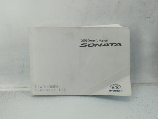 2015 Hyundai Sonata Owners Manual Book Guide P/N:FC10-EU52J OEM Used Auto Parts