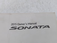 2015 Hyundai Sonata Owners Manual Book Guide P/N:FC10-EU52J OEM Used Auto Parts - Oemusedautoparts1.com