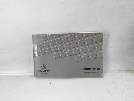 2008 Acura Mdx Owners Manual Book Guide P/N:00X31-STX-6102 OEM Used Auto Parts