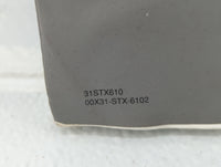 2008 Acura Mdx Owners Manual Book Guide P/N:00X31-STX-6102 OEM Used Auto Parts - Oemusedautoparts1.com
