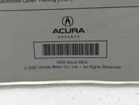 2008 Acura Mdx Owners Manual Book Guide P/N:00X31-STX-6102 OEM Used Auto Parts - Oemusedautoparts1.com