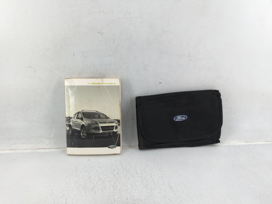 2013 Ford Escape Owners Manual Book Guide P/N:DJ5J 19A321 AA OEM Used Auto Parts - Oemusedautoparts1.com