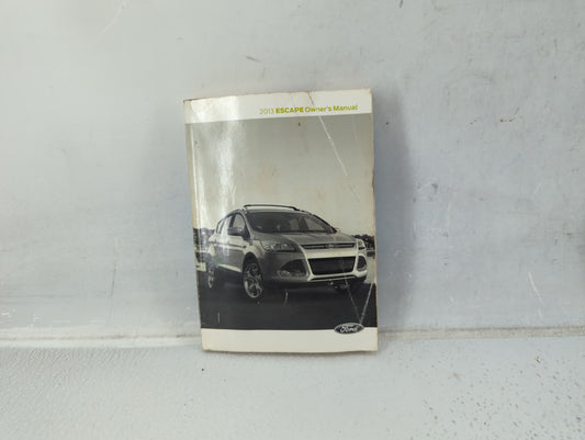 2013 Ford Escape Owners Manual Book Guide P/N:DJ5J 19A321 AA OEM Used Auto Parts