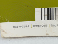 2013 Ford Escape Owners Manual Book Guide P/N:DJ5J 19A321 AA OEM Used Auto Parts - Oemusedautoparts1.com