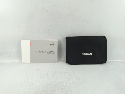 2013 Nissan Versa Owners Manual Book Guide P/N:OM3E ON17U1 OEM Used Auto Parts - Oemusedautoparts1.com