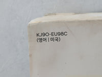 2020 Hyundai Kona Owners Manual Book Guide P/N:KJ90-EU98C OEM Used Auto Parts - Oemusedautoparts1.com