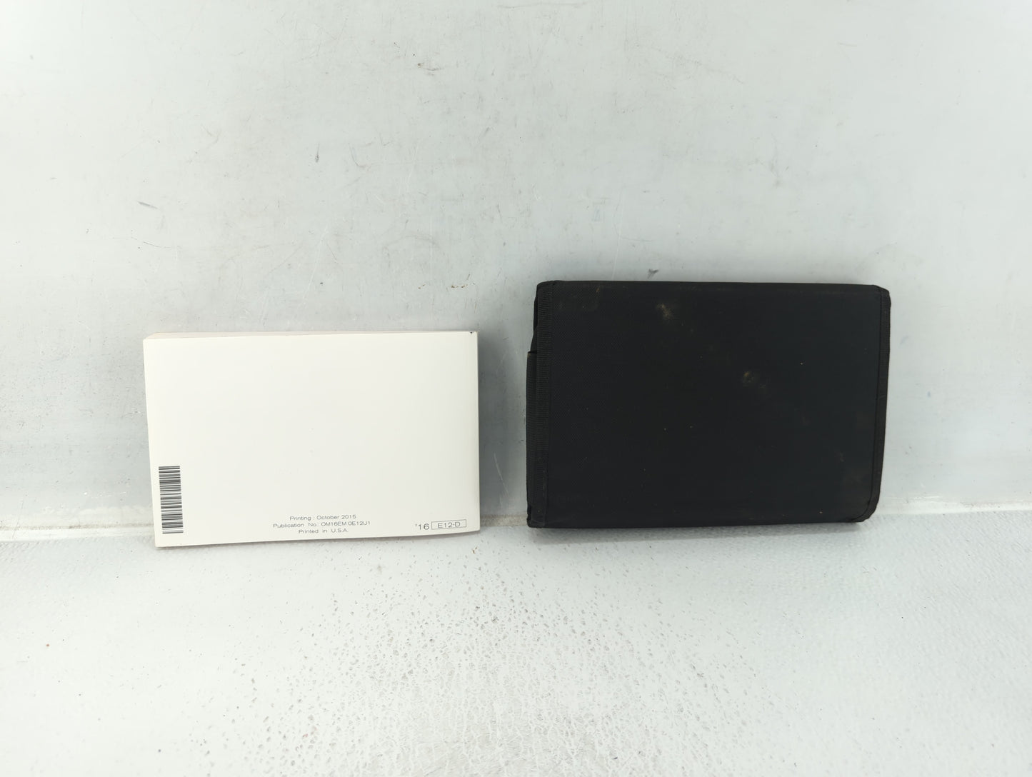 2016 Nissan Versa Owners Manual Book Guide P/N:OM16EM OE12U1 OEM Used Auto Parts - Oemusedautoparts1.com