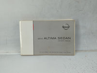 2013 Nissan Altima Owners Manual Book Guide OEM Used Auto Parts - Oemusedautoparts1.com