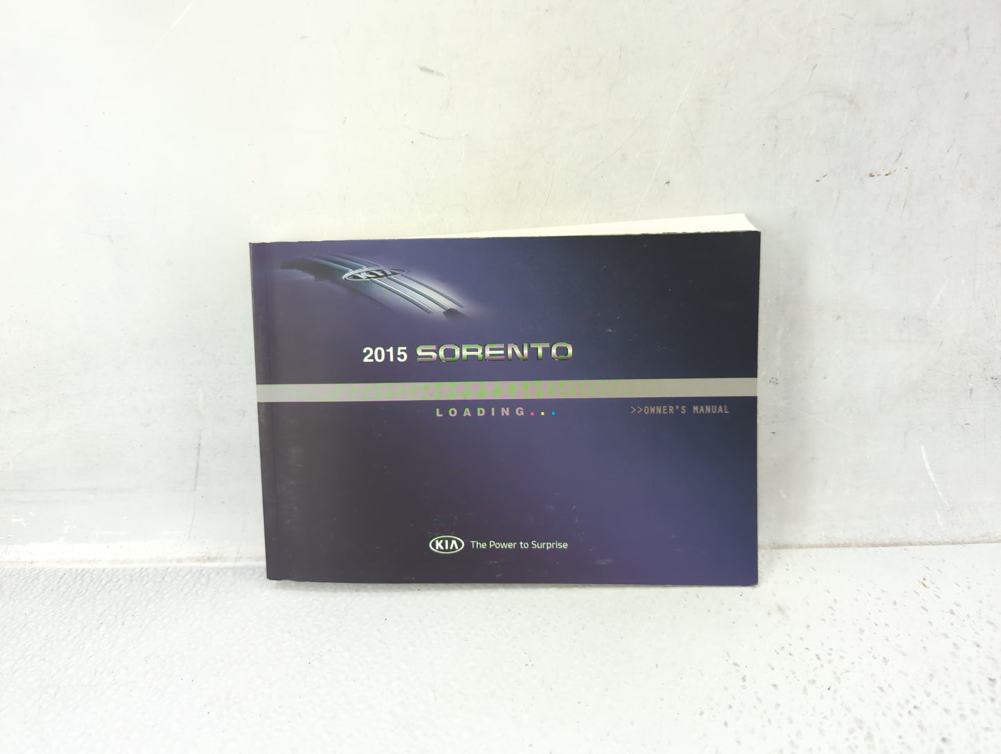 2015 Kia Sorento Owners Manual Book Guide P/N:A2P0-EU42C OEM Used Auto Parts - Oemusedautoparts1.com