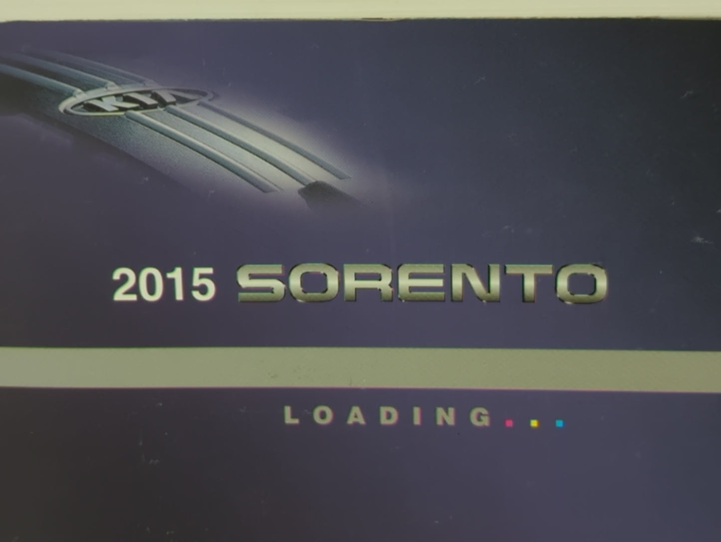 2015 Kia Sorento Owners Manual Book Guide P/N:A2P0-EU42C OEM Used Auto Parts - Oemusedautoparts1.com