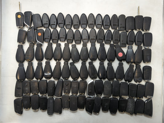 Lot of 100 Unknown Keyless Entry Remote Fob MIXED FCC IDS MIXED PART