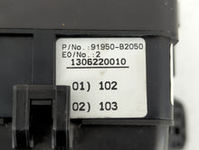 2014 Kia Soul Fusebox Fuse Box Panel Relay Module P/N:91419B2500 91950-B2050 Fits OEM Used Auto Parts