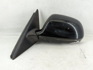 2009-2009 Audi A4 Driver Left Side View Manual Door Mirror Black