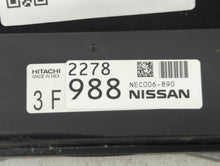 2020-2021 Nissan Versa PCM Engine Control Computer ECU ECM PCU OEM P/N:NEC006-890 2278988 Fits Fits 2018 2019 2020 2021 OEM Used Auto Parts