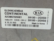 2017-2019 Kia Sportage PCM Engine Computer ECU ECM PCU OEM P/N:39130-2GHS0 Fits 2017 2018 2019 OEM Used Auto Parts