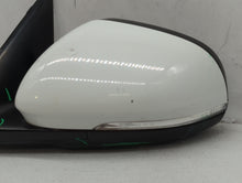 2010-2015 Jaguar Xf Driver Left Side View Manual Door Mirror White