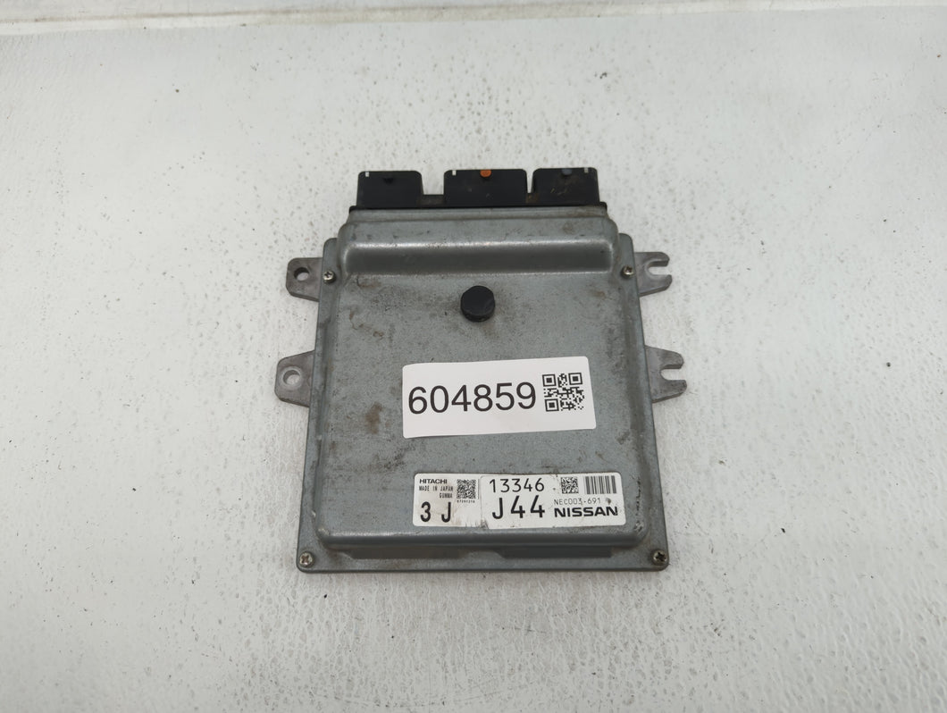 2014 Nissan Murano PCM Engine Control Computer ECU ECM PCU OEM P/N:13346J44 NEC003-691 Fits OEM Used Auto Parts