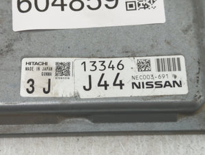 2014 Nissan Murano PCM Engine Control Computer ECU ECM PCU OEM P/N:13346J44 NEC003-691 Fits OEM Used Auto Parts