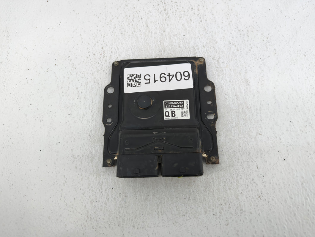 2016 Subaru Legacy PCM Engine Control Computer ECU ECM PCU OEM P/N:22765AJ15A Fits OEM Used Auto Parts