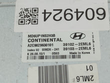 2014-2016 Hyundai Elantra PCM Engine Control Computer ECU ECM PCU OEM P/N:39102-EML6 Fits Fits 2014 2015 2016 OEM Used Auto Parts