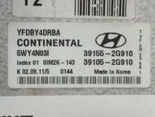 2011-2015 Hyundai Sonata PCM Engine Control Computer ECU ECM PCU OEM P/N:39155-2G910 Fits Fits 2011 2012 2013 2014 2015 OEM Used Auto Parts