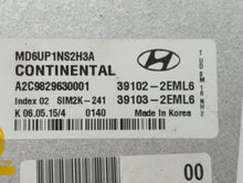 2014-2016 Hyundai Elantra PCM Engine Control Computer ECU ECM PCU OEM P/N:39102-2EML6 Fits Fits 2014 2015 2016 OEM Used Auto Parts