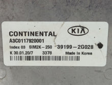 2019-2020 Kia Optima PCM Engine Control Computer ECU ECM PCU OEM P/N:39199-2G023 39199-2G028, 39170-2GJK0 Fits Fits 2019 2020 OEM Used Auto Parts