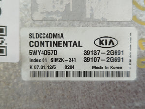 2011-2013 Kia Sportage PCM Engine Control Computer ECU ECM PCU OEM P/N:39137-2G690 Fits Fits 2011 2012 2013 OEM Used Auto Parts