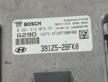 2016-2017 Hyundai Veloster PCM Engine Control Computer ECU ECM PCU OEM P/N:39125-2BFK0 Fits Fits 2016 2017 OEM Used Auto Parts